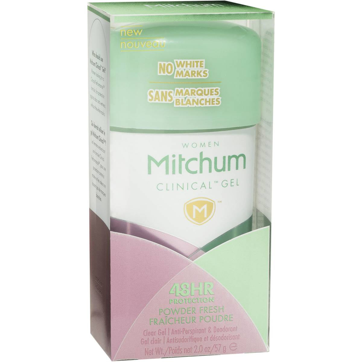 Mitchum Clinical Gel 48h Powder Fresh Antiperspirant & Deodorant 57g