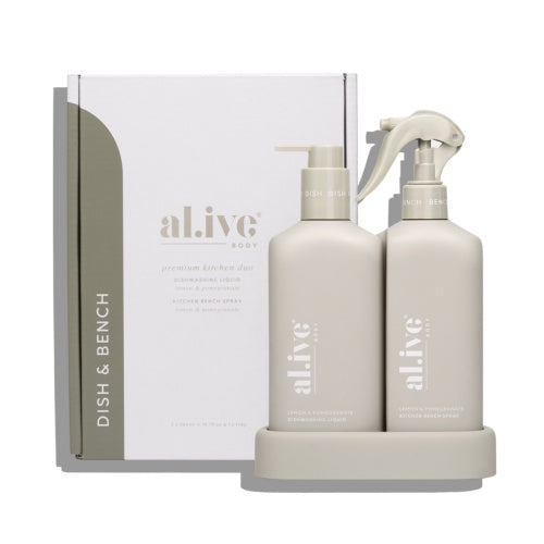 Al.ive Kitchen Duo - Bench Spray & Dishwashing Liquid