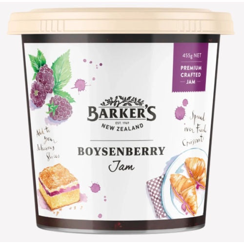 Barkers New Zealand Boysenberry Jam 455g