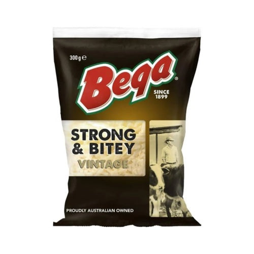 Bega Strong & Bitey Vintage Shredded Cheese 300g