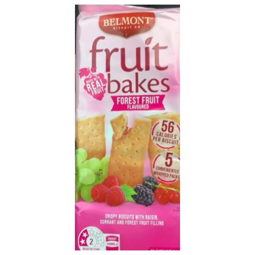 Belmont Forest Fruit Bakes 218g 5 pk