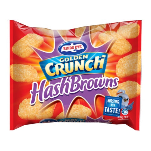 Birds Eye Golden Crunch Hash Browns 800g