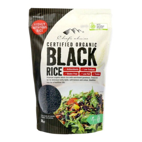 Chef's Choice Organic Black Rice 500g