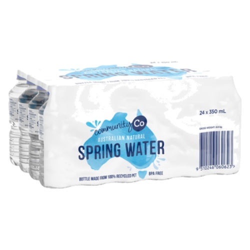 Community Co Spring Water 24 x 350ml