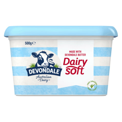 Devondale Dairy Soft Spread Regular 500g Tub