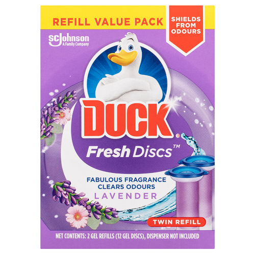 Duck Fresh Discs Toilet Cleaner Lavender Refill 2 x 36ml