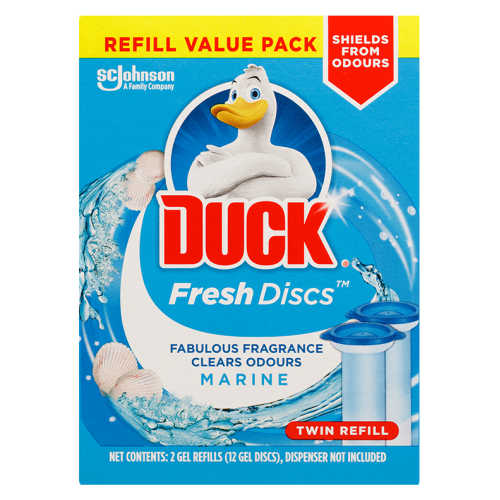 Duck Fresh Discs Toilet Cleaner Marine Refill 2x36ml