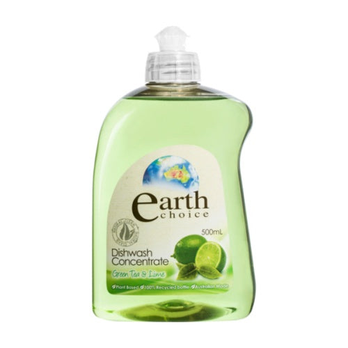 Earth Choice Concentrated Dishwashing Liquid Green Tea and Lime 500ml