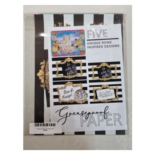 Rome Greaseproof Papers 5pk