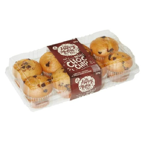 Happy Muffin Co Mini Choc Chip Muffins 320g 8pk