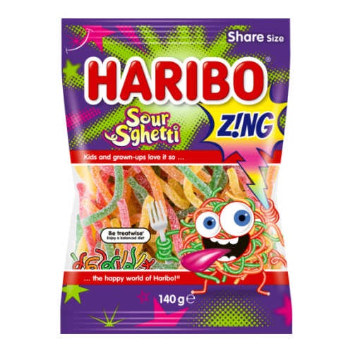 Haribo Sour S'ghetti 140g