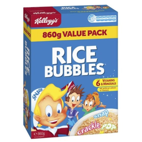 Kelloggs Rice Bubbles 860g