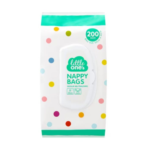 Little One's Odour Neutralising Nappy Bags  200pk