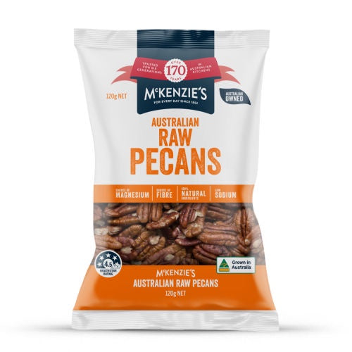 McKenzies Raw Pecans 120g