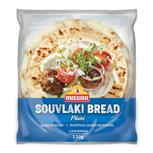 Mission Souvlaki Bread 5pk  320g