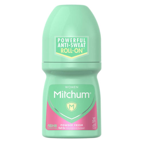 Mitchum Women's Roll On Powder Fresh Antiperspirant & Deodorant 50ml