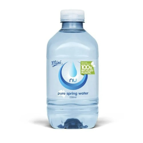 Nu Pure Spring Water 250ml single