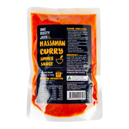 One Rusty Jack Massaman Curry Simmer Sauce 400g