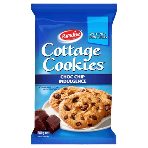 Paradise Cottage Choc Chip Cookies 250g