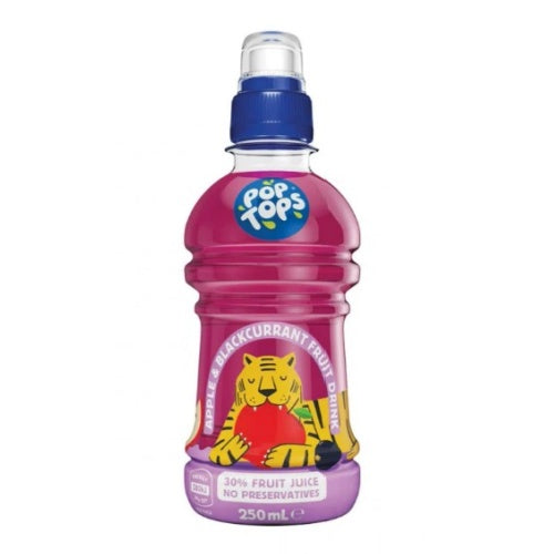 Pop Tops Apple Blackcurrant Fruit Drink 250ml