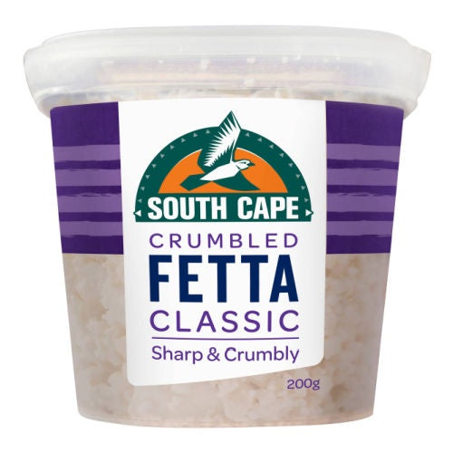 South Cape Crumbled Fetta 200g