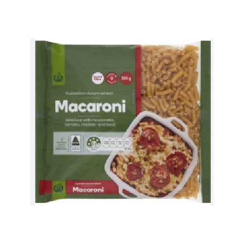 Woolworths Macaroni Pasta 500g