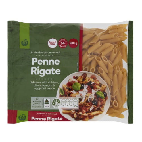 Woolworths Penne Rigate Pasta 500g