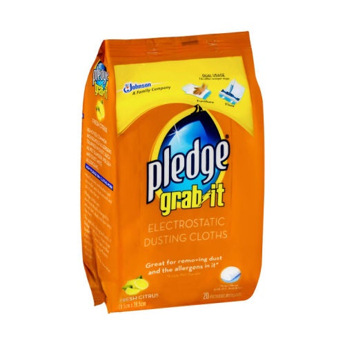 Pledge Grab-it Dusting Cloths Citrus 20pk