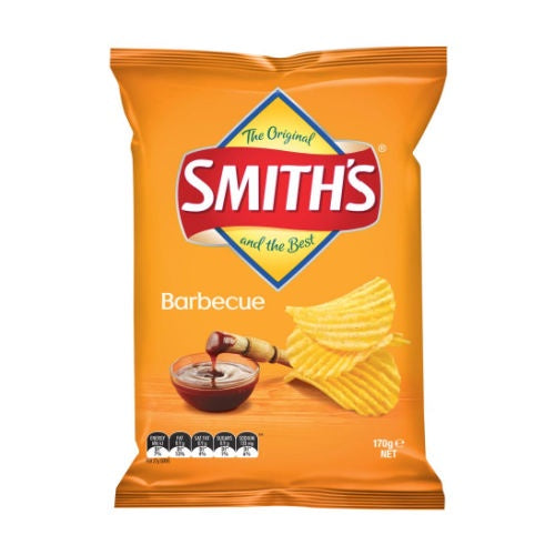 Smith's Crinkle Cut Chips BBQ 170g