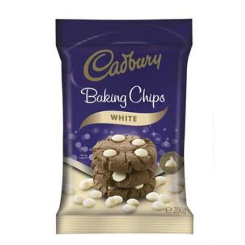 Cadbury Baking White Chocolate Chips 200g