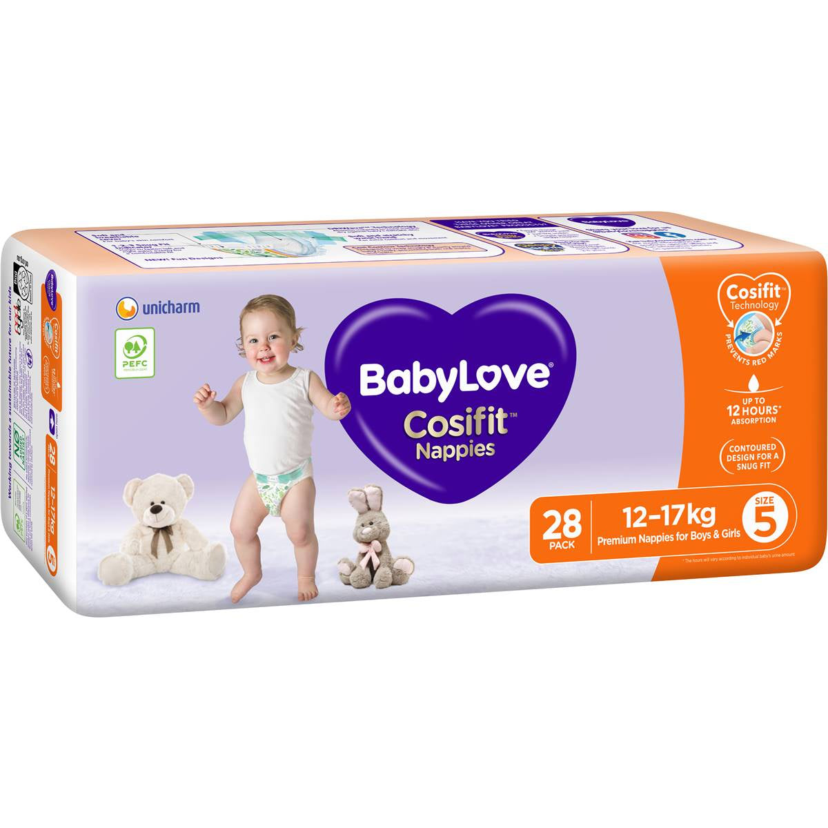 BabyLove Cosifit Nappies Size 5 28pk