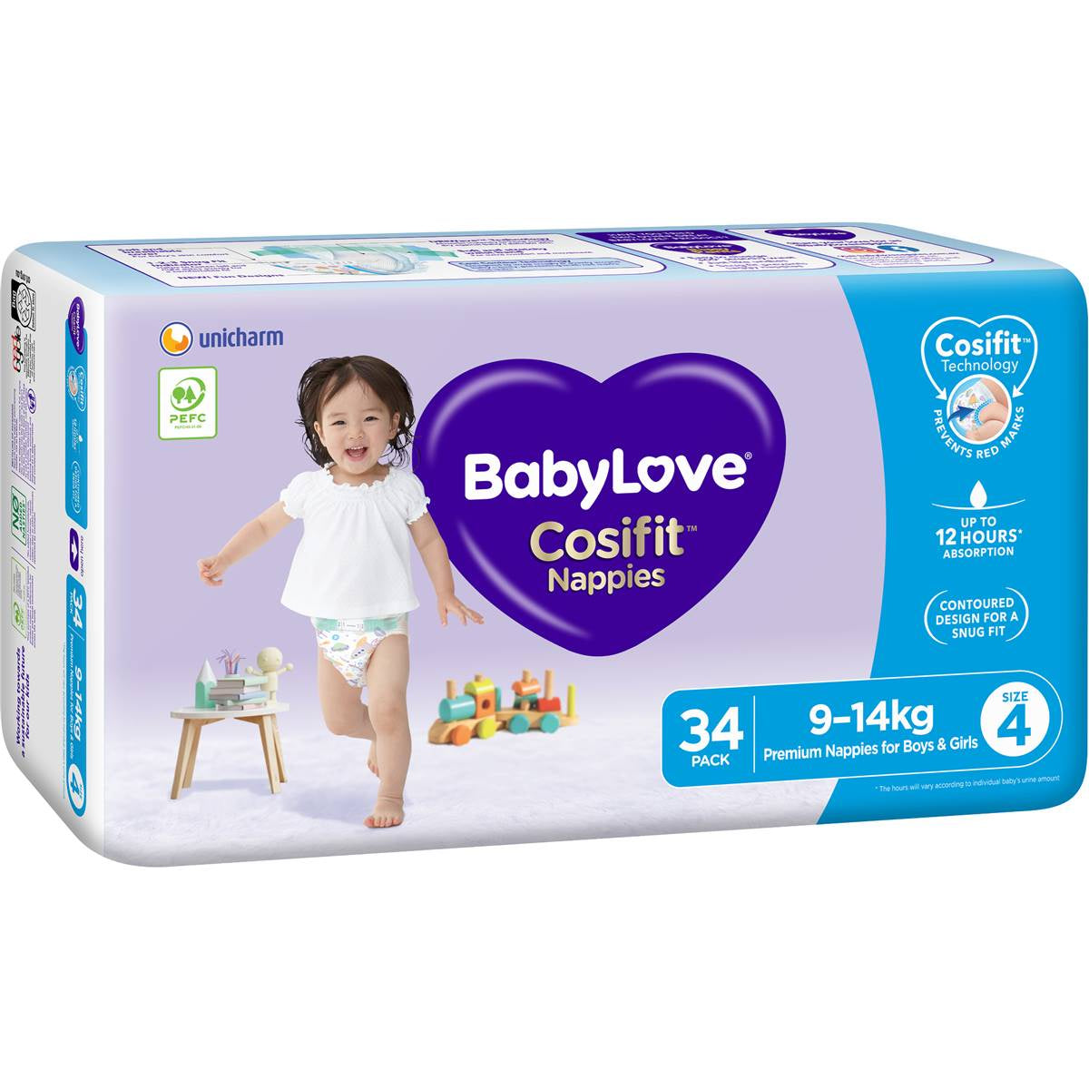 BabyLove Cosifit Nappies Size 4 34pk