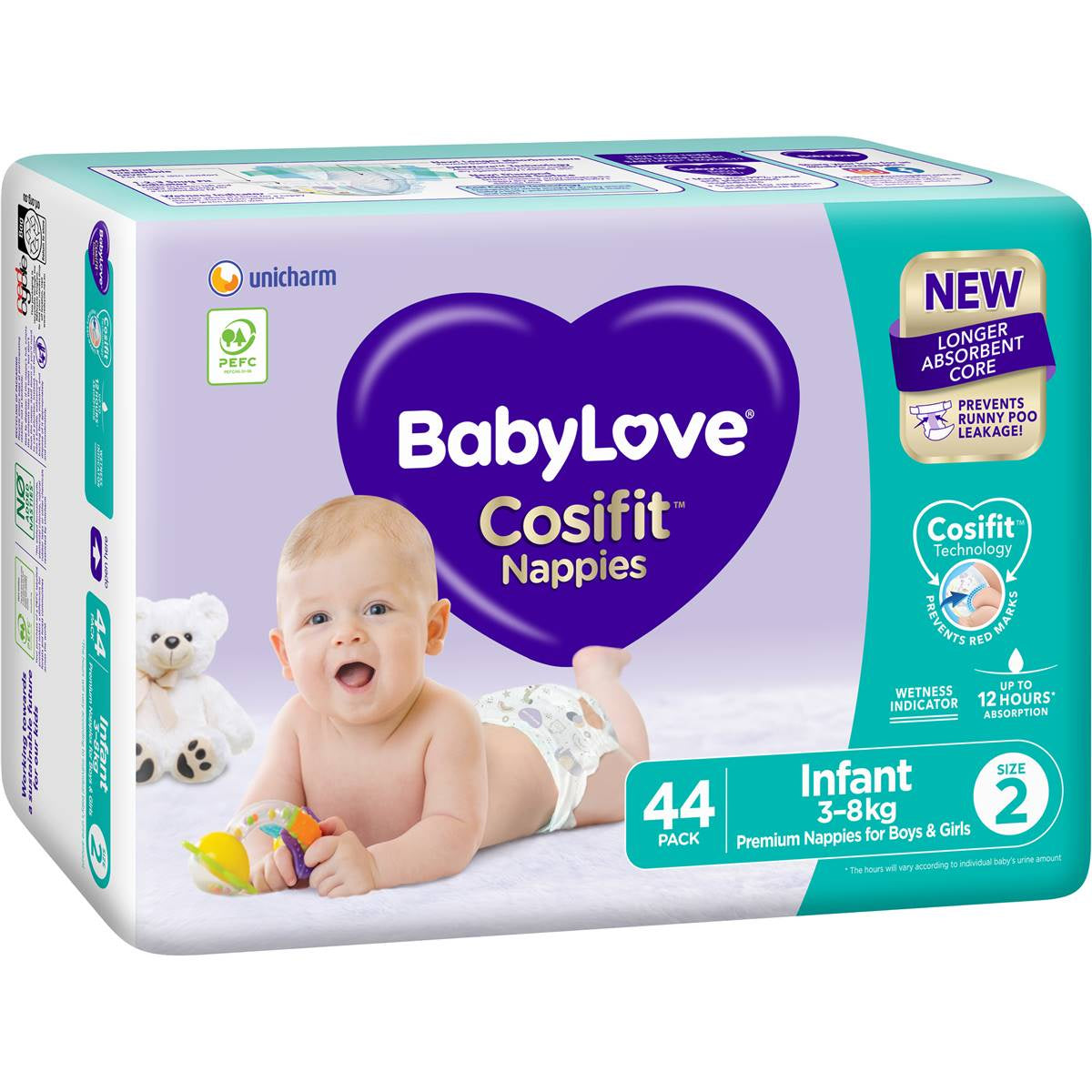 BabyLove Cosifit Nappies Size 2 44pk