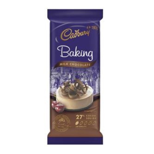 Cadbury Baking Milk Chocolate 180g