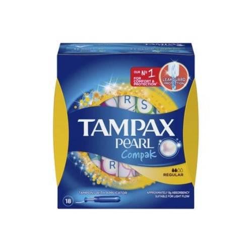 Tampax Pearl Compak Regular x 18