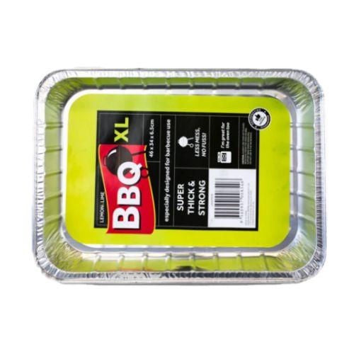 Lemon & Lime Large Foil Tray 45.5x34x6.5cm  5pk