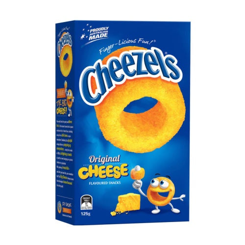 Cheezels Cheese Snacks Box 125g