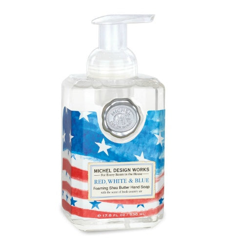 Michel Design Works Red, White and Blue Foaming Hand Soap