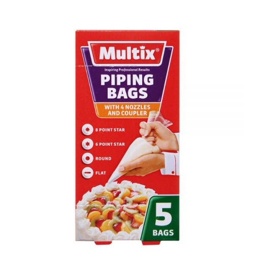 Multix Piping Bags 5-pack