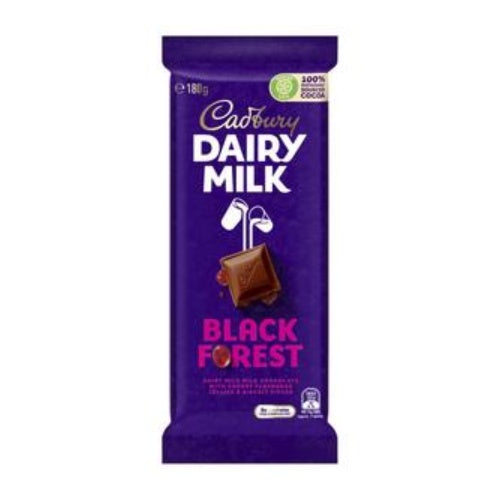 Cadbury Dairy Milk Black Forest Chocolate Block 180g