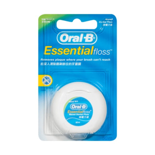 Oral B Dental Floss Waxed Mint 50m