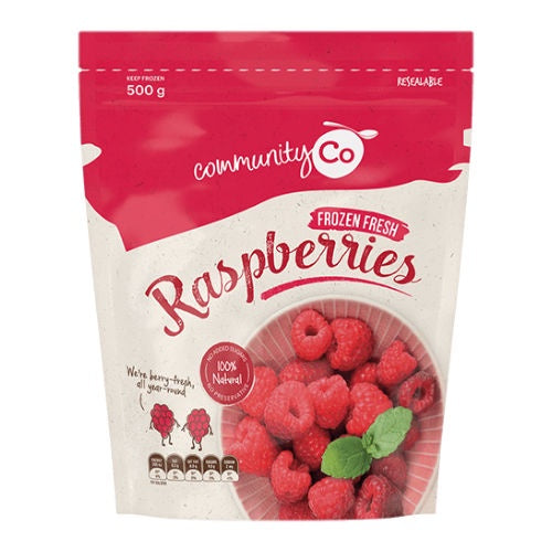 Community Co Frozen Raspberries 500g