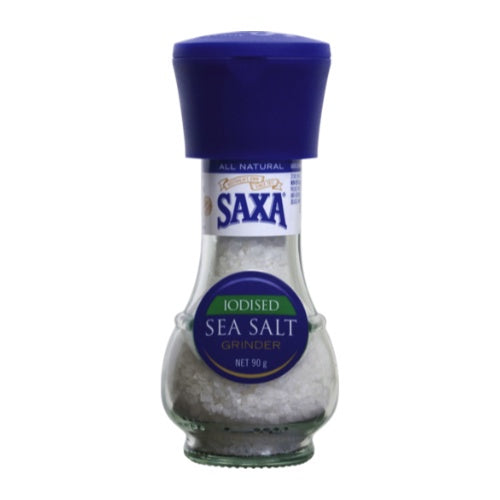 Saxa Grinder Iodised Sea Salt 90g