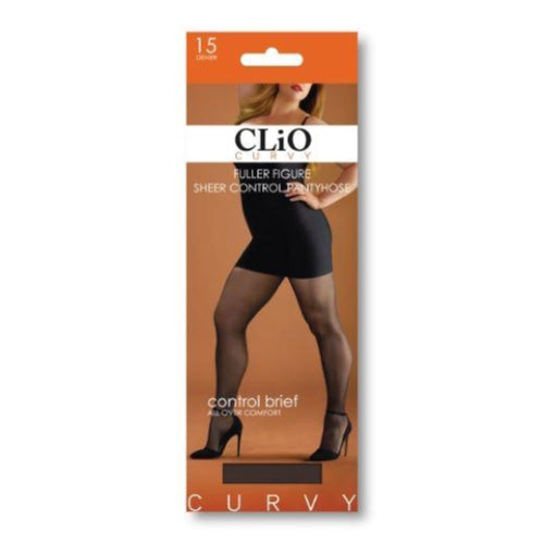 CLIO Curvy Control Top Tights Black Size 2