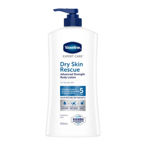 Vaseline Expert Care Dry Skin Rescue Body Lotion 550ml