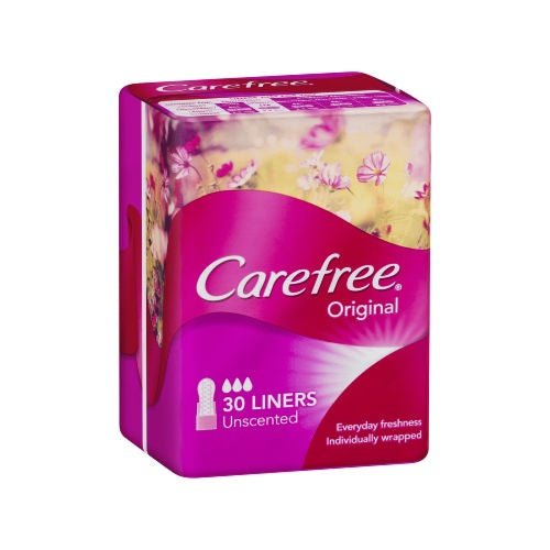 Carefree Liners Folded & Wrapped 30