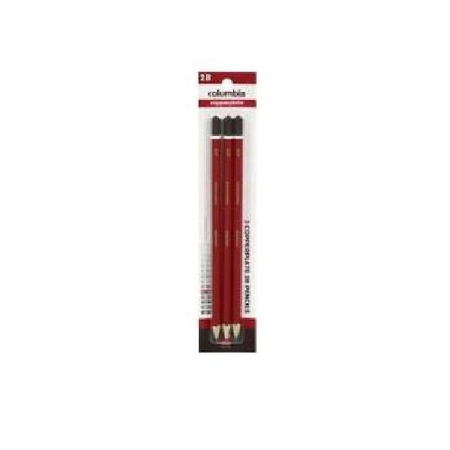 Columbia 2B Hexagonal Lead Pencils 3pkt