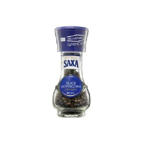 Saxa Grinder Black Peppercorn 45g