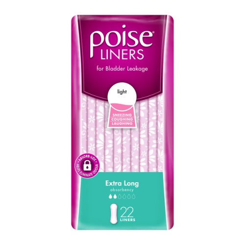 Poise Liners Extra Long 22pk