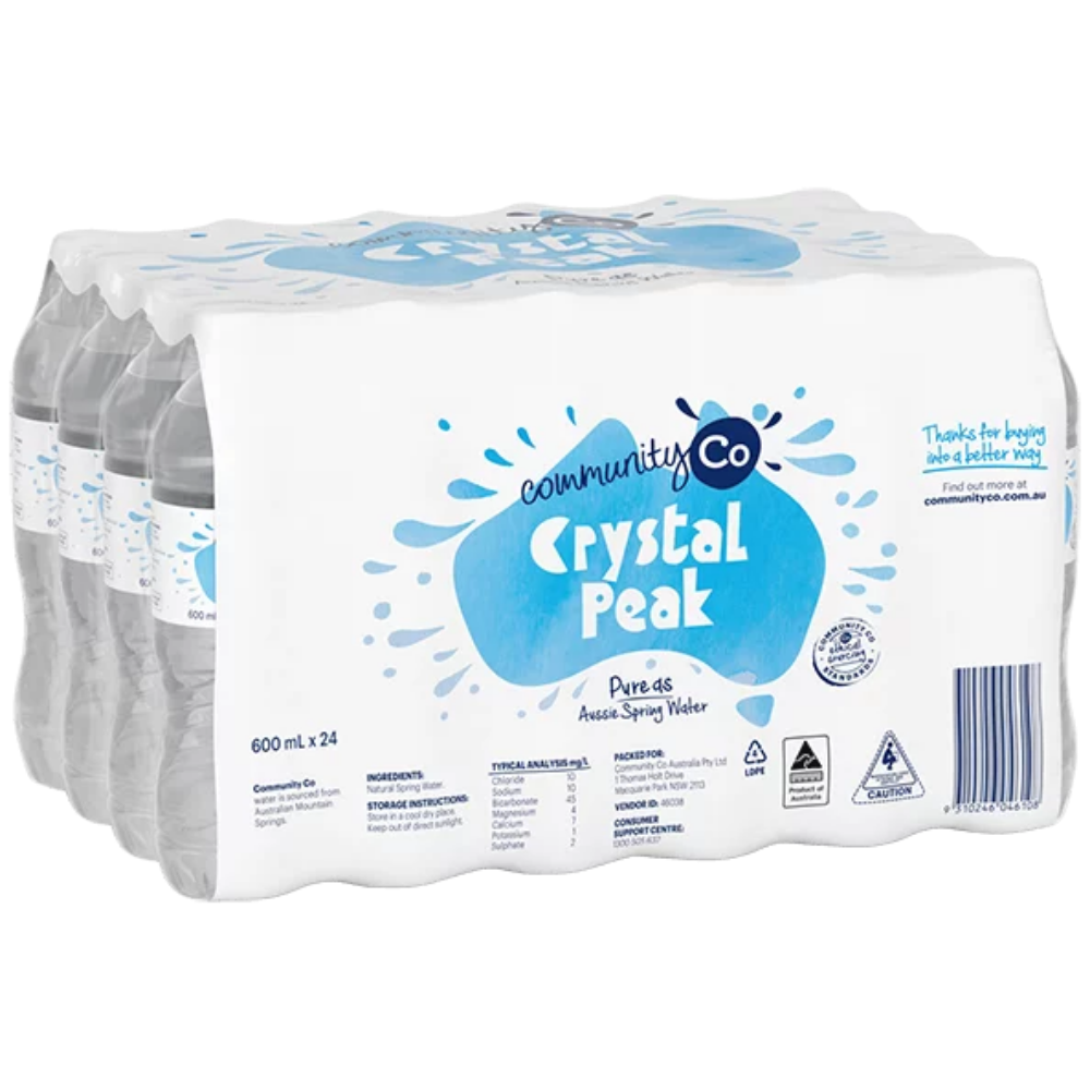 Community Co  Spring Water 24x600ml